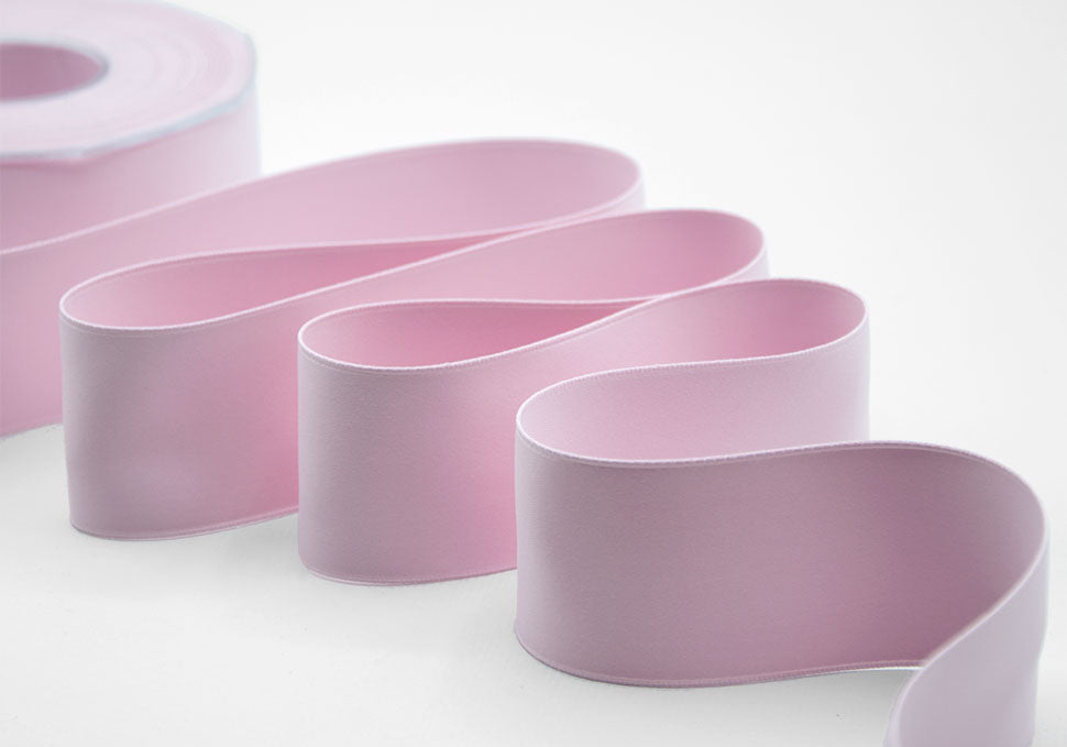 doppio raso opaco 40 mm rosa baby