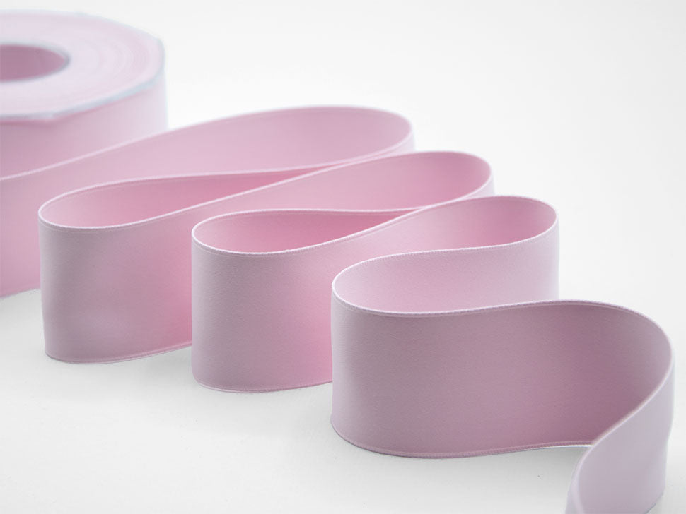 doppio raso opaco 40 mm rosa baby