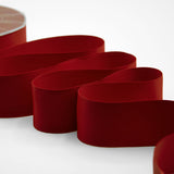 doppio raso opaco 40 mm rosso