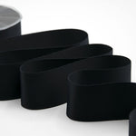 doppio raso opaco 40 mm nero