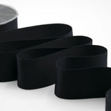 doppio raso opaco 40 mm nero