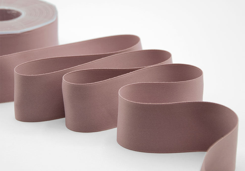 doppio raso opaco 40 mm rosa antico