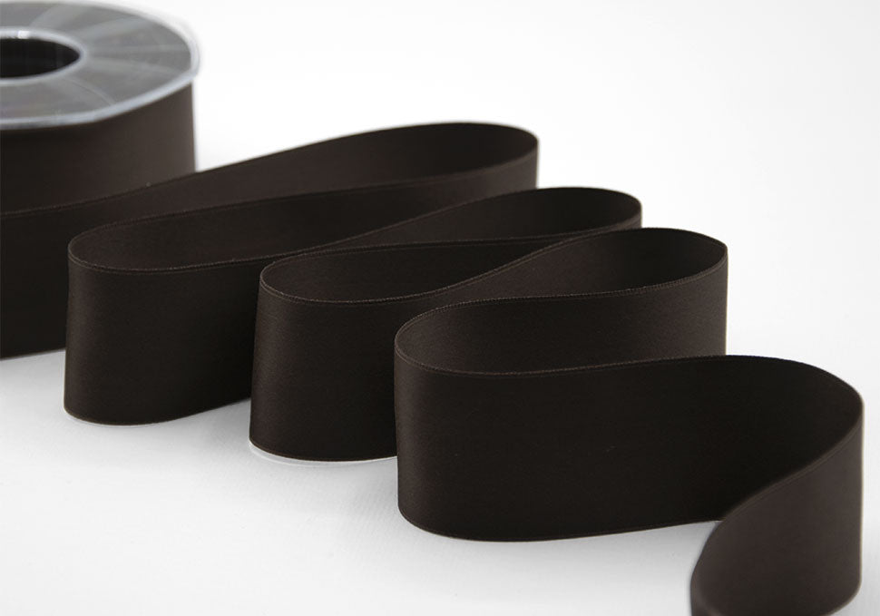 doppio raso opaco 40 mm cacao