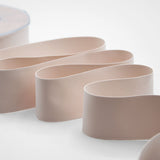 doppio raso opaco 40 mm rosa cipria