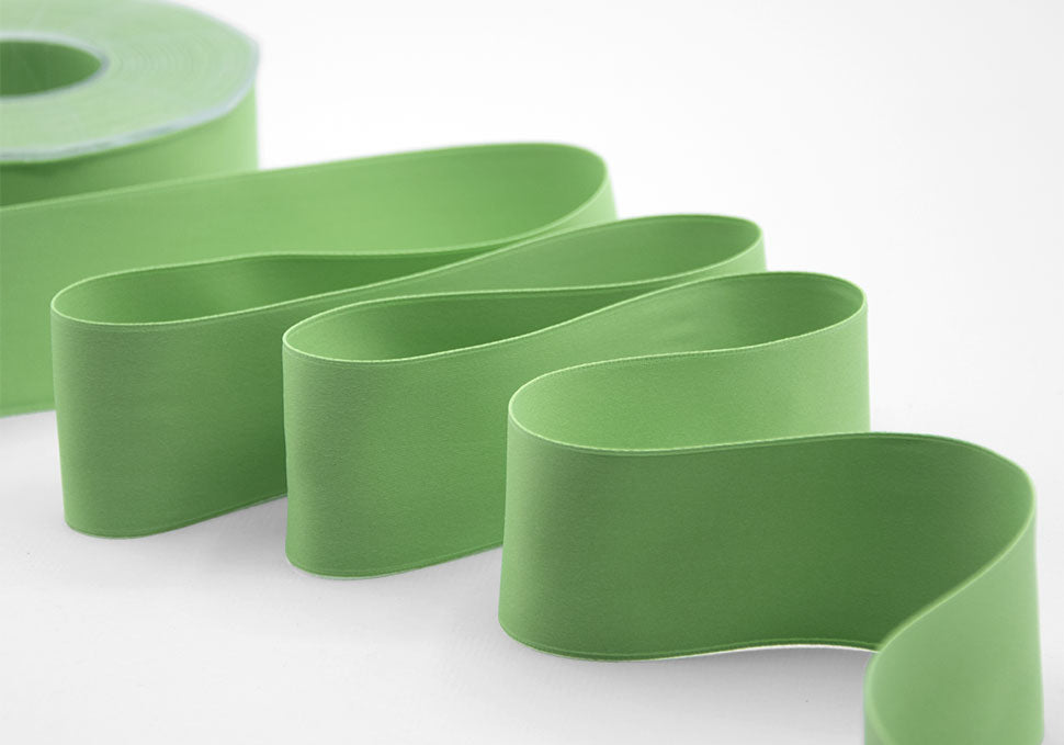 doppio raso opaco 40 mm verde mela