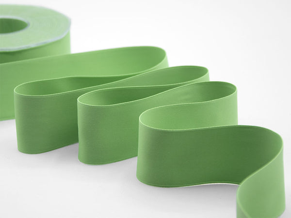 Double matte satin 40 mm green apple