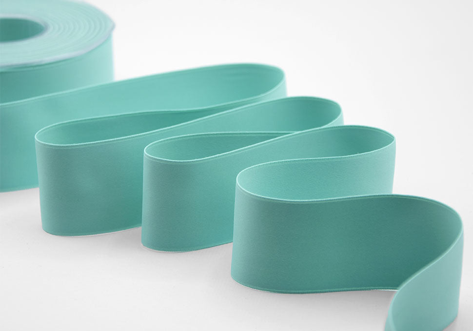 doppio raso opaco 40 mm verde acqua marina