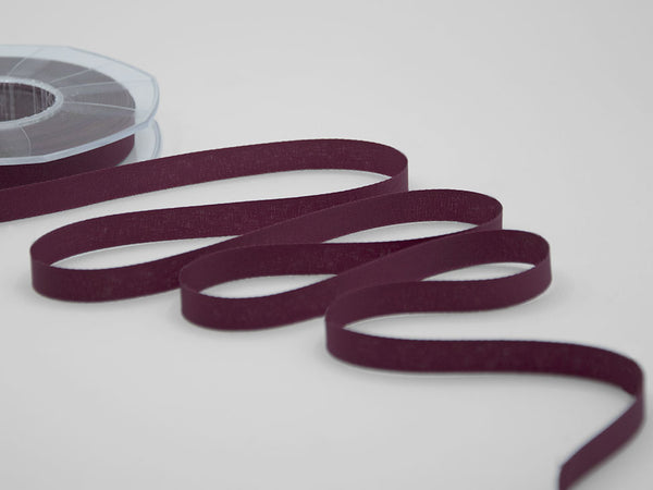 Eco-taffeta 10mm 100% recycled burgundy dark