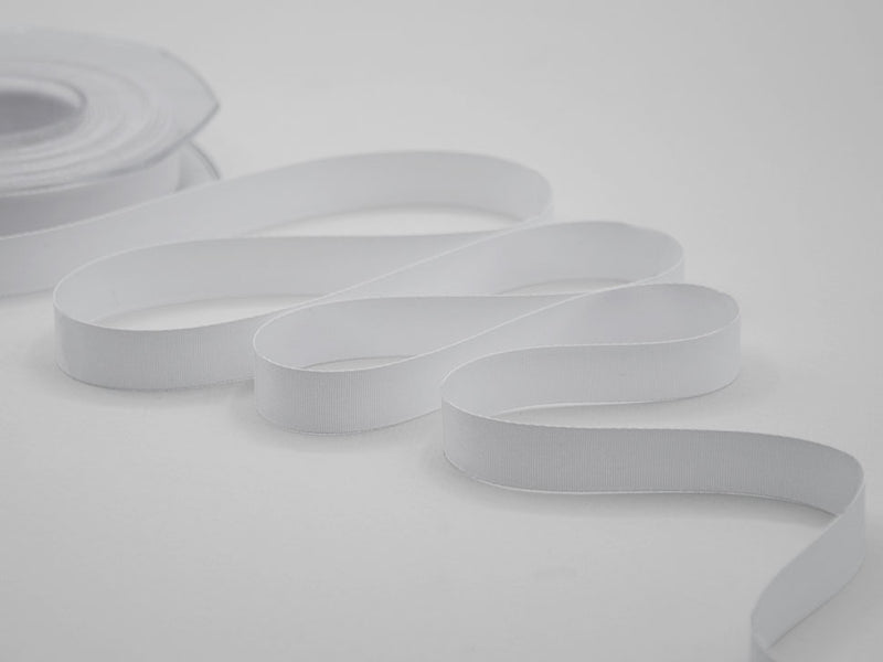 Éco-taffeta 15mm 100% recyclé blanche optique