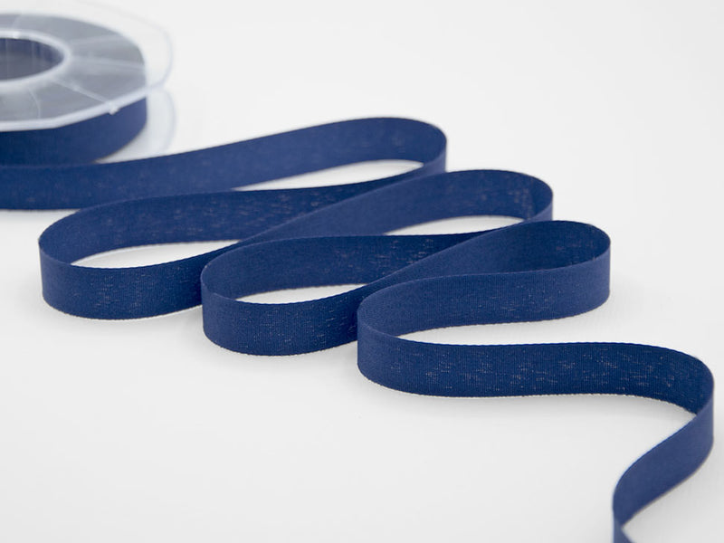 Eco-taffeta 15mm 100% recycled blue blue