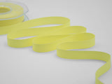 Eco-taffeta 15mm 100% recycled yellow