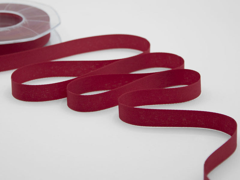 Eco-taffeta 15mm 100% recycled amaranth