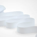 eco-taffetà 25 mm bianco ottico