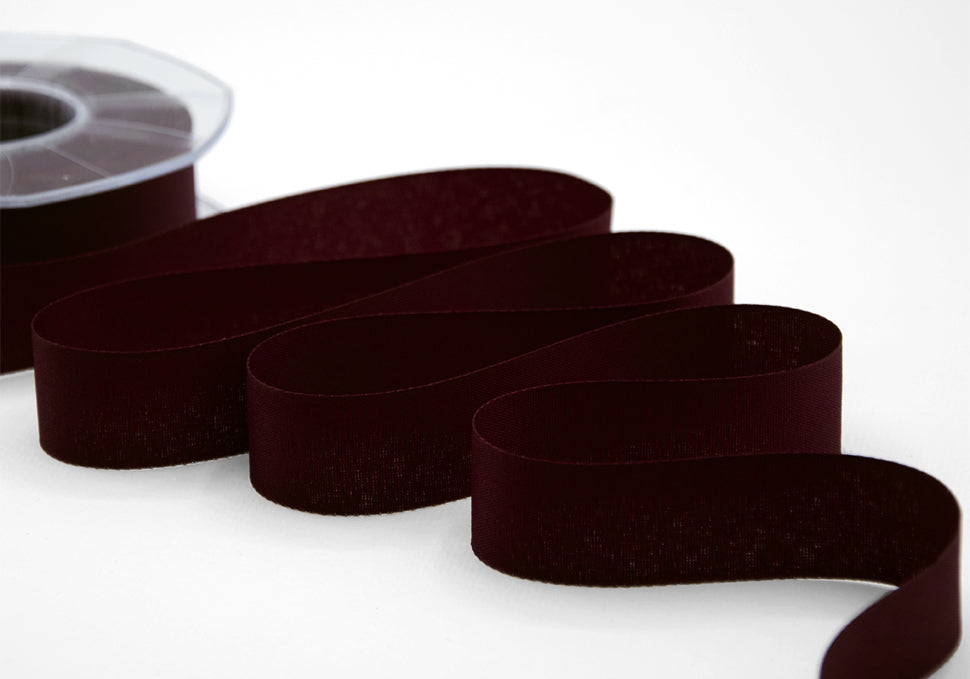 eco-taffetà 25 mm bordeaux scuro