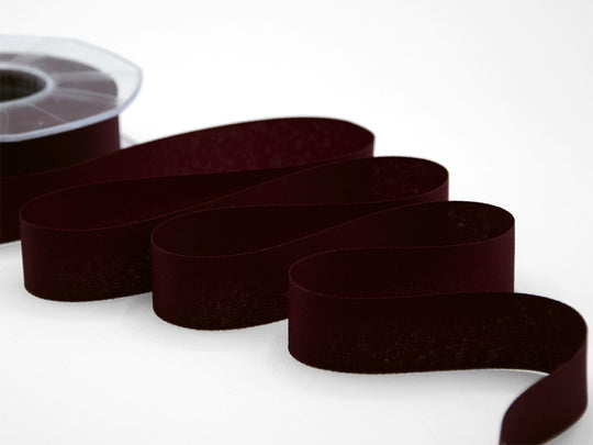eco-taffetà 25 mm bordeaux scuro
