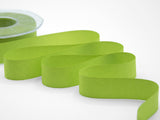 Eco-taffeta 25mm 100% recycled green pistachio