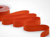 Eco-taffeta 25mm 100% recycled orange