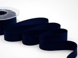 Eco-taffeta 25mm 100% recycled dark blue