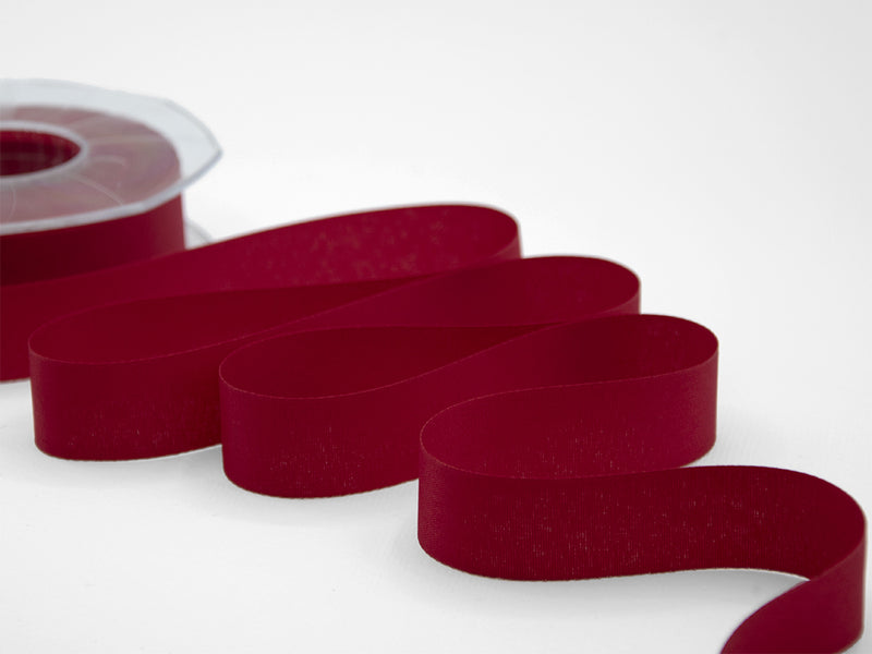 Eco-taffeta 25mm 100% recycled amaranth