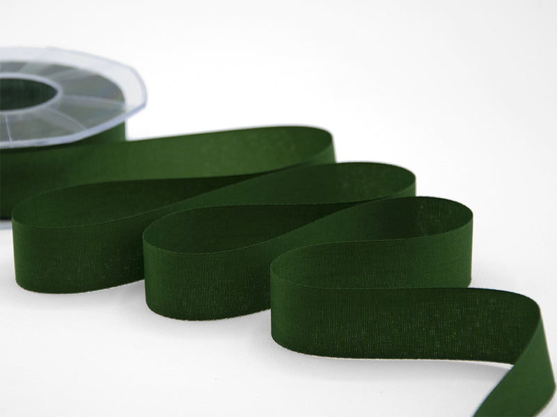Eco-taffeta 25mm 100% recycled English green