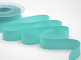 Eco-taffeta 25mm 100% recycled aquamarine