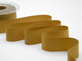 Eco-taffeta 35mm 100% recycled mustard