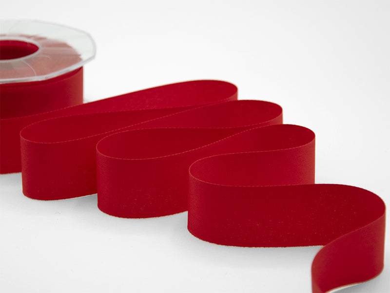 Eco-taffeta 35mm 100% red recycled