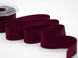 Eco-taffeta 35mm 100% recycled burgundy dark