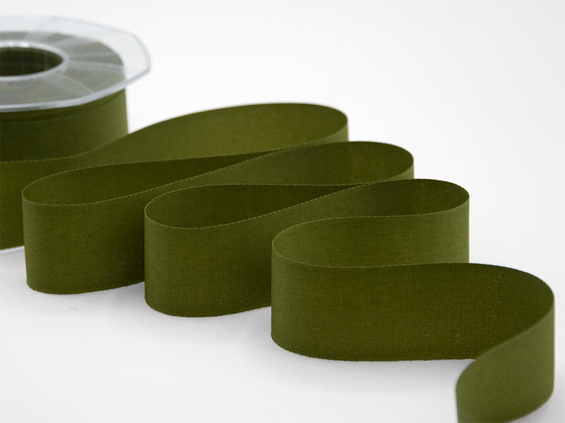 Eco-taffeta 35mm 100% recycled green moss
