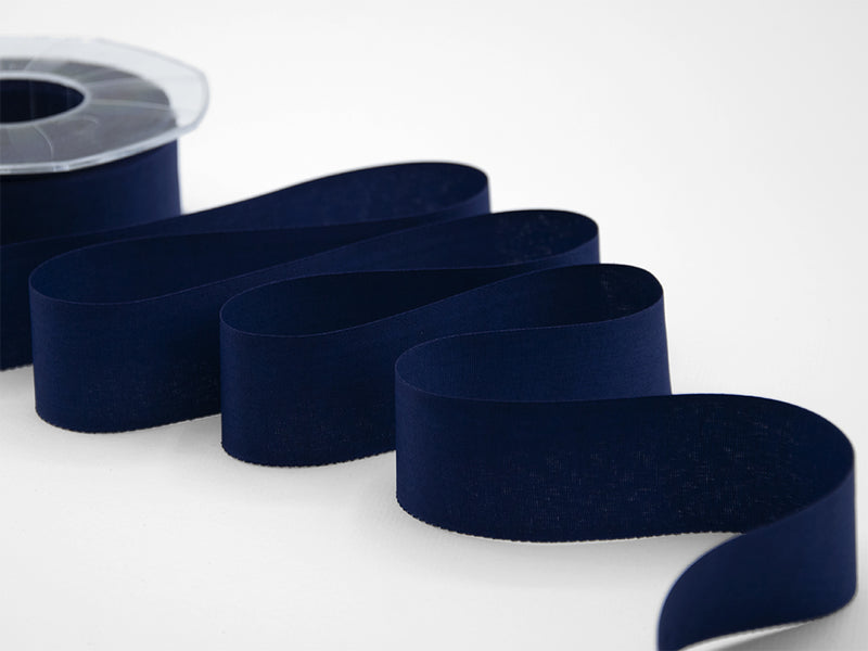 Eco-taffeta 35mm 100% recycled dark blue
