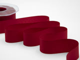 Eco-taffeta 35mm 100% recycled amaranth