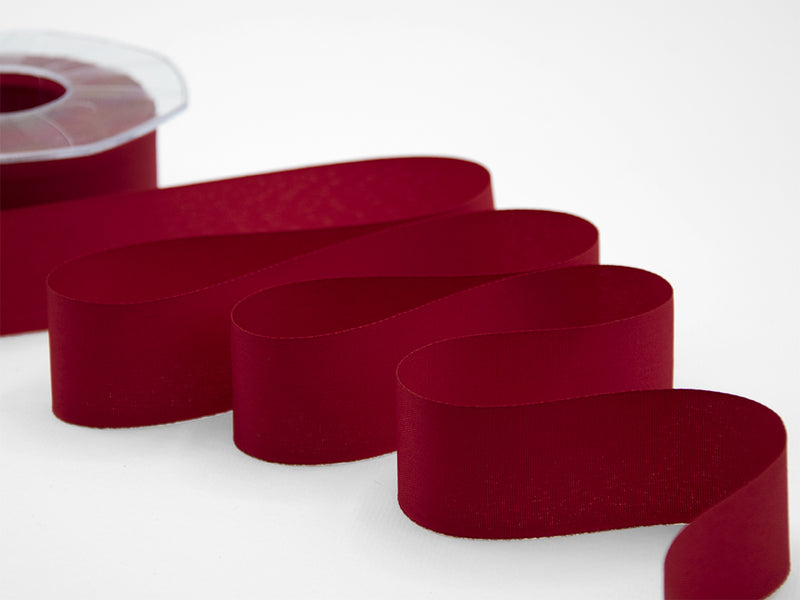 Eco-taffeta 35mm 100% recycled amaranth