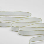 policotone bordi oro 15 mm bianco naturale