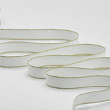 policotone bordi oro 15 mm bianco naturale