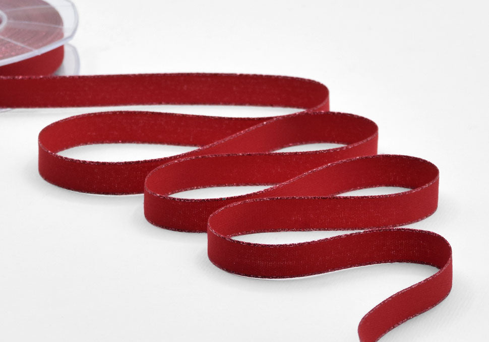policotone bordi oro 15 mm rosso
