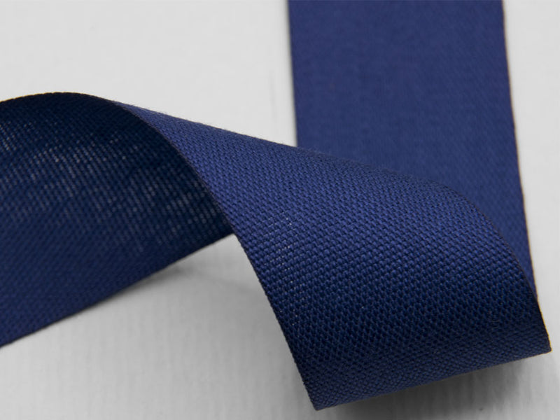 Poly cotton 15 mm dark blue