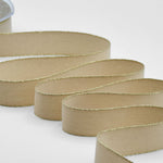 policotone bordi oro 25 mm beige
