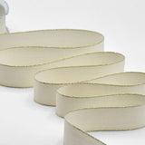policotone bordi oro 25 mm avorio