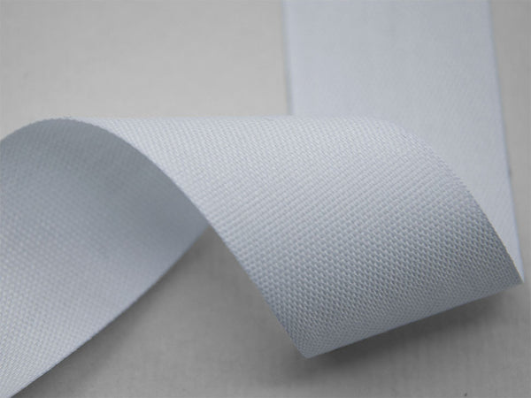 Coton poly 25 mm blanc optique