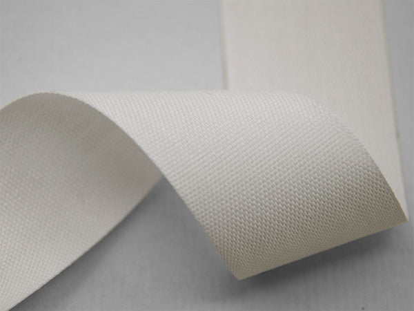 Poly cotton 25 mm natural white