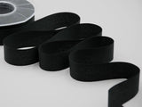 Poly coton 25 mm noir