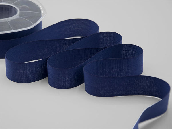 Coton poly 25 mm bleu foncé