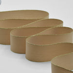 policotone bordi oro 40 mm beige