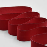policotone bordi oro 40 mm rosso