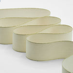 policotone bordi oro 40 mm avorio