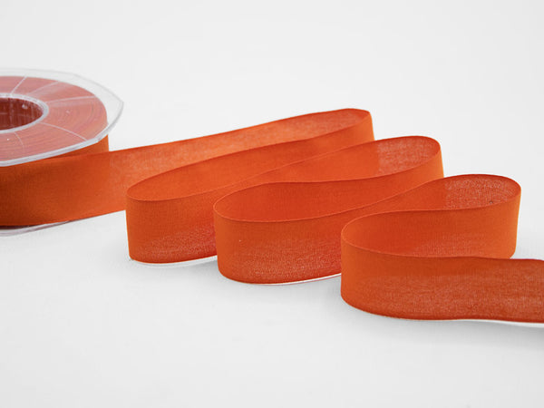 Gauze de type coton orange de 25 mm