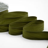 Seta Bordi Rinforzati 25 mm Verde Muschio