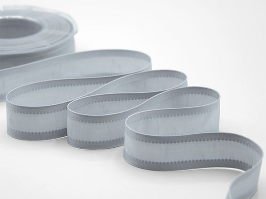 Bords renforcés en soie 25 mm Grey Perle
