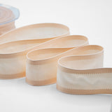 Silk reinforced edges 38 mm light salmon