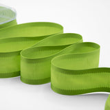 Silk reinforced edges 38 mm green pistachio